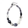 Bud To Rose - Halsband Resin Urban Silver Mix