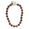 Bud To Rose - Halsband Velvet Brun