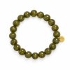 By Jolima - Armband Cecile Olive Pearl