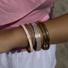 By Jolima - Armband Palermo Bangle Rosa Guld