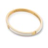 By Jolima - Armband Palermo Bangle Vit Guld