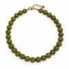 By Jolima - Halsband Cecile Olive Pearl