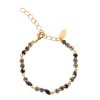 Caroline Svedbom - Armband Alelia Guld Jet Combo