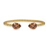 Caroline Svedbom - Armband Mini Drop Light Smoked Topaz Guld