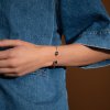 Caroline Svedbom - Armband Petite Drop Guld Denim Blue