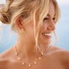 Caroline Svedbom - Halsband Sea Star Chocker Guld