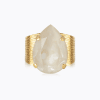 Caroline Svedbom - Ring Classic Drop Guld Linen Ignite