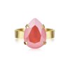 Caroline Svedbom - Ring Mini Drop Guld Light Coral