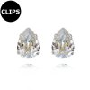 Caroline Svedbom - Örhängen CLIPS Mini Drop Stud Rhodium Crystal