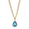 Dyrberg/Kern - Halsband Metta Guld Aqua