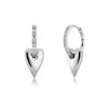 Edblad - Örhängen Amore Sparkle Hoops S Stål