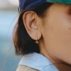 Edblad - Örhängen Novel Knot Hoops S Guld