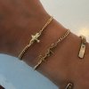 Emma Israelsson - Armband Mini Organic Dove Gold