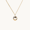 Emma Israelsson - Halsband Mynt PS23 Organic Kort Gold
