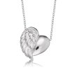Engelsrufer - Halsband Heartwing Silver