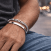 Eron - Armband Plain Stål 0,6