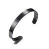 Eron - Armband Plain Svart 0,8