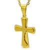 Eron - Halsband Kors Jesus Guld