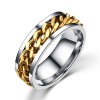 Eron - Ring Rotatable Chain Guld
