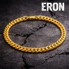 Eron - Armband Cuban Link Guld 0,7cm