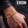 Eron - Armband Cuban Link Guld 0,7cm