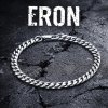 Eron - Armband Cuban Link Stål 0,7