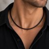 Eron - Halsband Läder Smooth