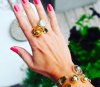 Ioaku - Ring Globe Guld