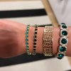 Hilke Collection - Armband La Moda Nero Guld