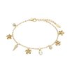 Ioaku - Armband La Fleur Multi Guld 