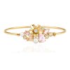 Ioaku - Armband La Fleur Sirene Garden Cuff Guld Rosa