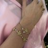 Ioaku - Armband La Fleur Sirene Garden Cuff Guld Rosa