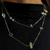 Ioaku - Halsband Dragonfly Reborn Long Guld