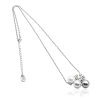 Ioaku - Halsband Snowdrop Pearl Silver