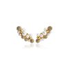 Ioaku - Örhängen Berry Pearl Petite Multi Stud Guld Vit