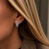 Ioaku - Örhängen Berry Pearl Petite Multi Stud Silver Vit