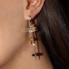 Ioaku - Örhängen Dragonfly Reborn Hoops Guld