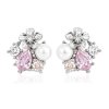 Ioaku - Örhängen La Fleur Sirene Garden Stud Silver Rosa