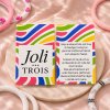 Joli Trois - Armband Noir Élégance