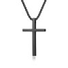 Eron - Halsband Kors Christian Svart