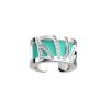 Les Georgettes - Ring 1,2 Perroquet Silver CZ
