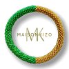 Maison Kizo - Armband Nepal Pattern Fields Grön