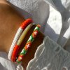 Maison Kizo - Armband Nepal Pattern Fields Orange