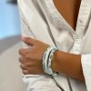 Maison Kizo - Armband Nepal Pattern Lagon Étoilé