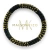 Maison Kizo - Armband Nepal Pattern Noir Luxe