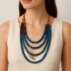 Miss Minna - Halsband Santorini Blå