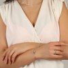 Snö of Sweden Armband Connected Heart Silver