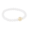 Snö of Sweden Armband Sophie Vit Guld