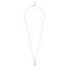 Snö of Sweden Halsband Adriana Kort Vit Guld