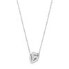 Snö of Sweden Halsband Connected Heart Silver